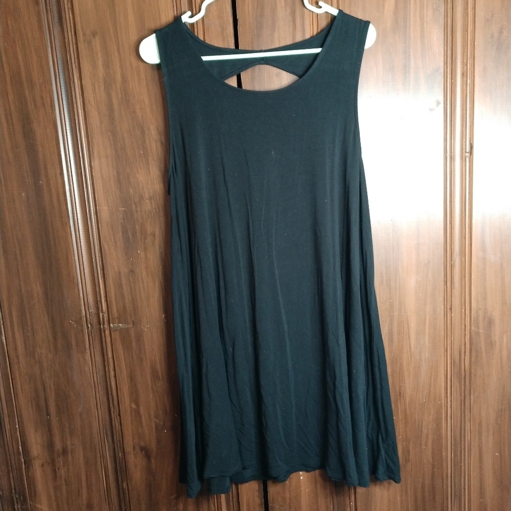 Black shift dress